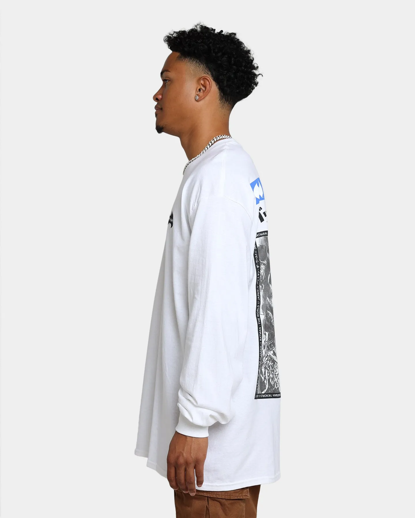 Goat Crew x Batman Batman The World Japan Long Sleeve T-Shirt White