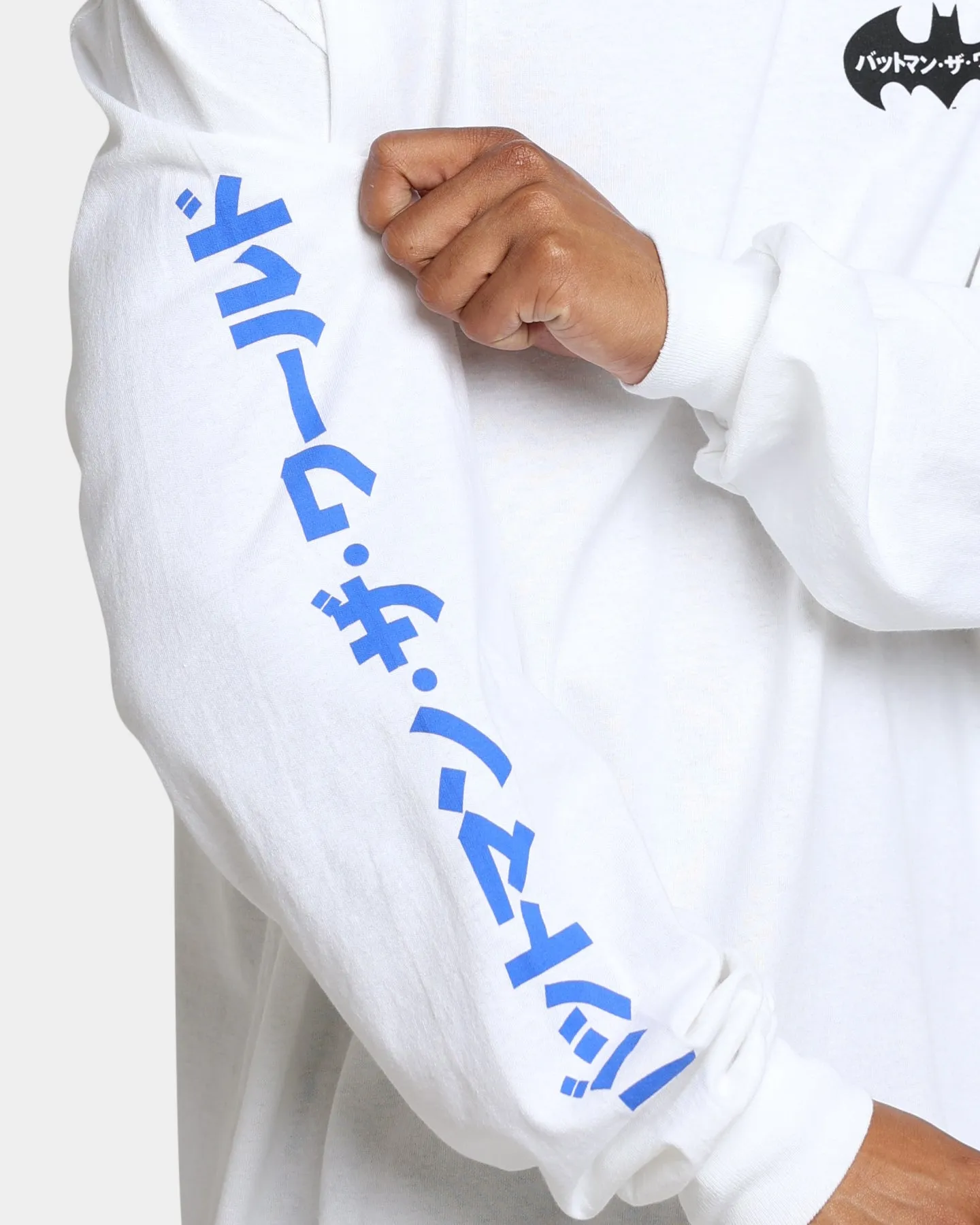 Goat Crew x Batman Batman The World Japan Long Sleeve T-Shirt White