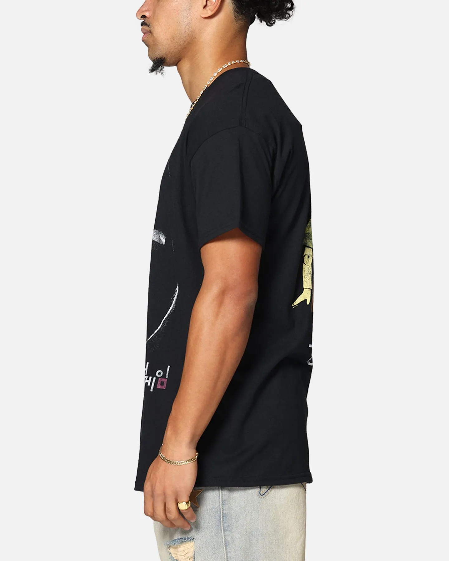 Goat Crew X Squid Game Front Man Vintage T-Shirt Black