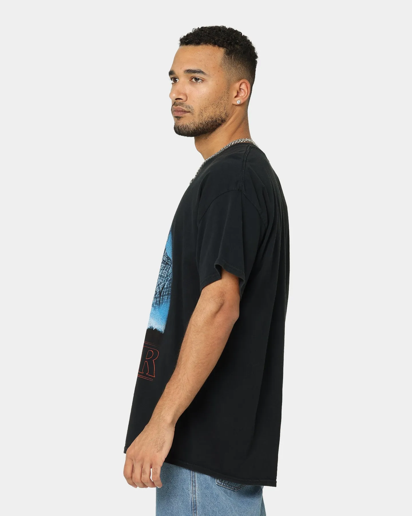 Goat Crew X Stranger Things Beginning Vintage T-Shirt Washed Black