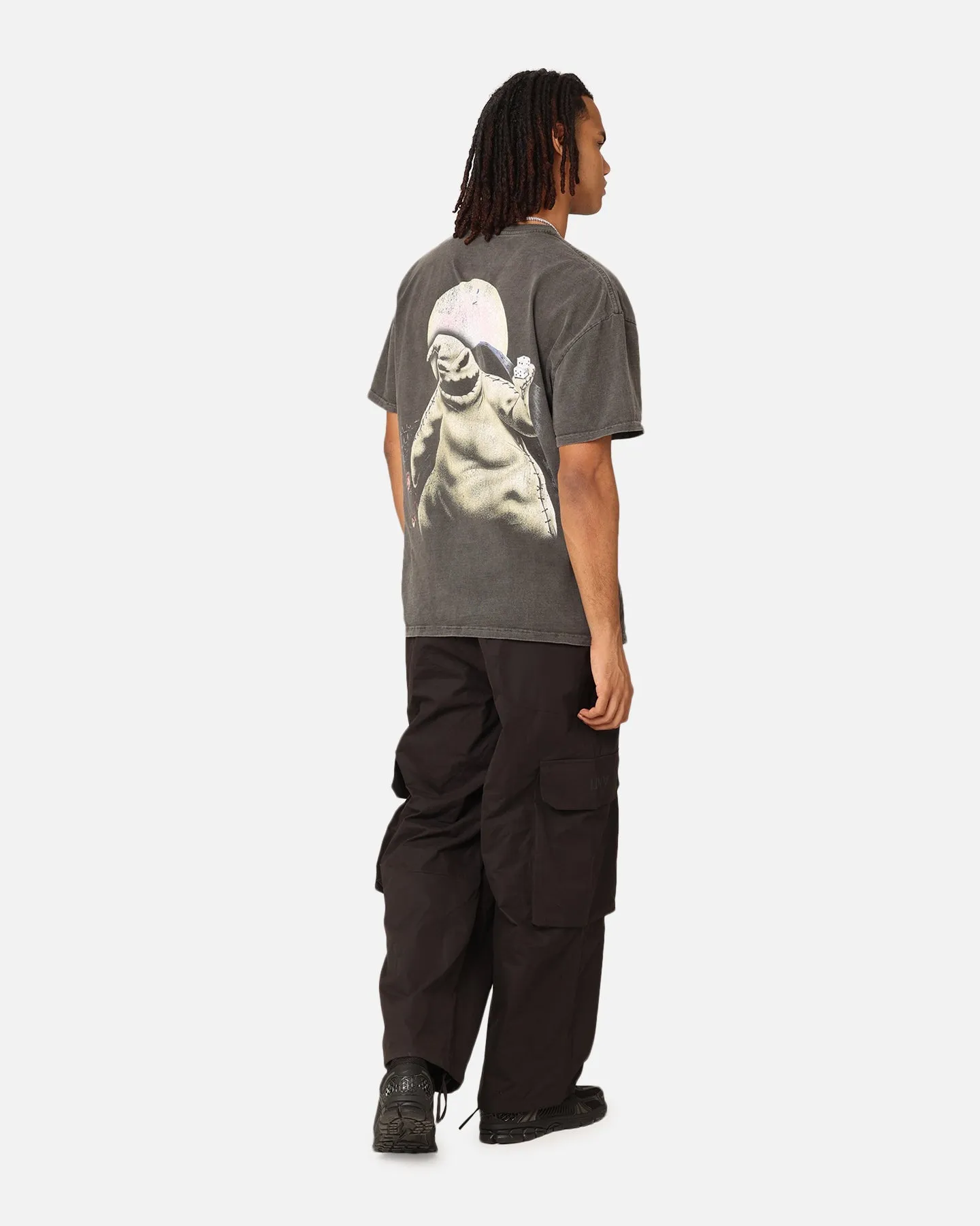 Goat Crew X The Nightmare Before Christmas Lock Shock & Barrel Heavyweight Vintage T-Shirt Black Wash