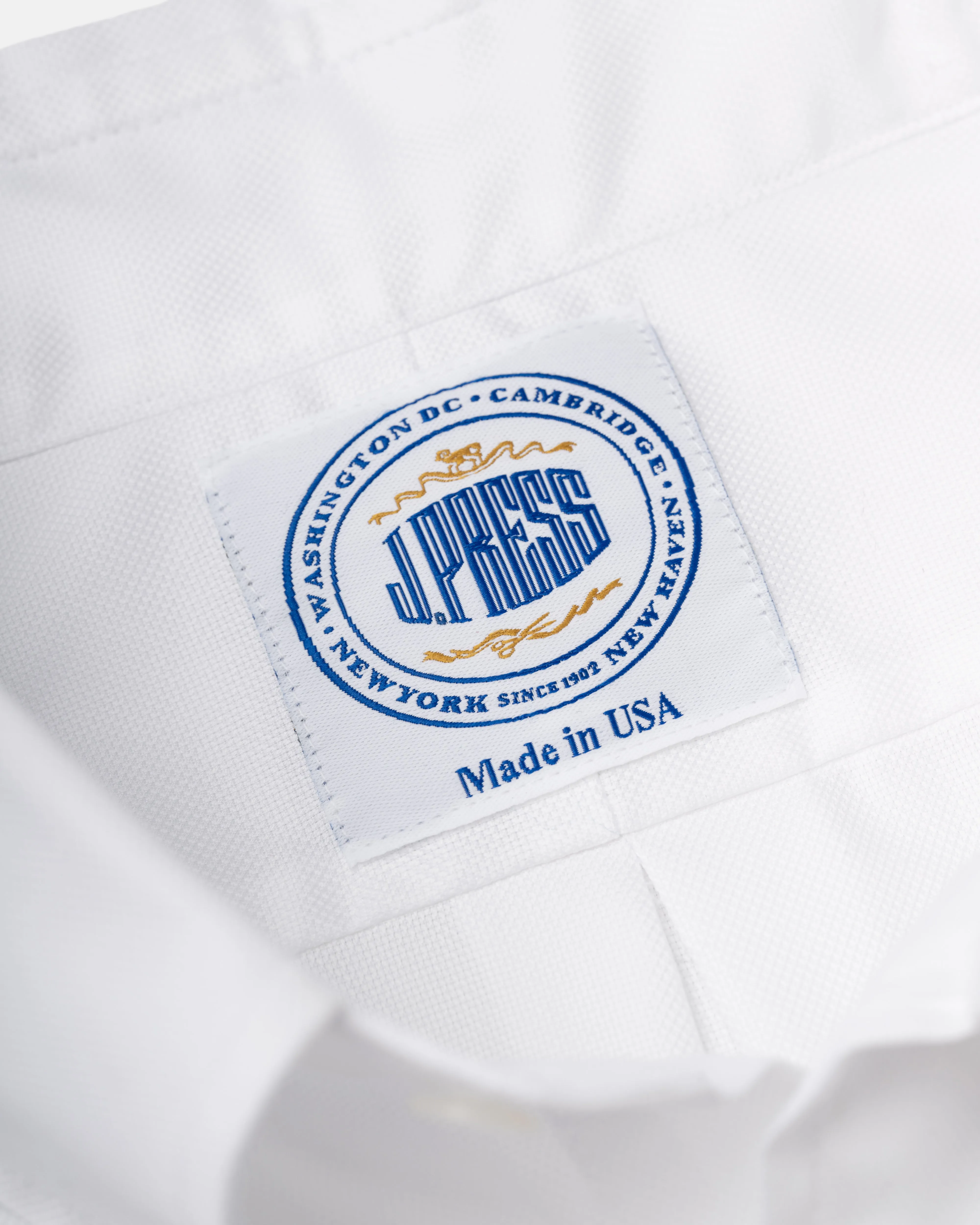 GOLD LABEL DRESS SHIRT - WHITE ROYAL OXFORD