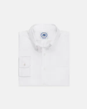 GOLD LABEL DRESS SHIRT - WHITE ROYAL OXFORD
