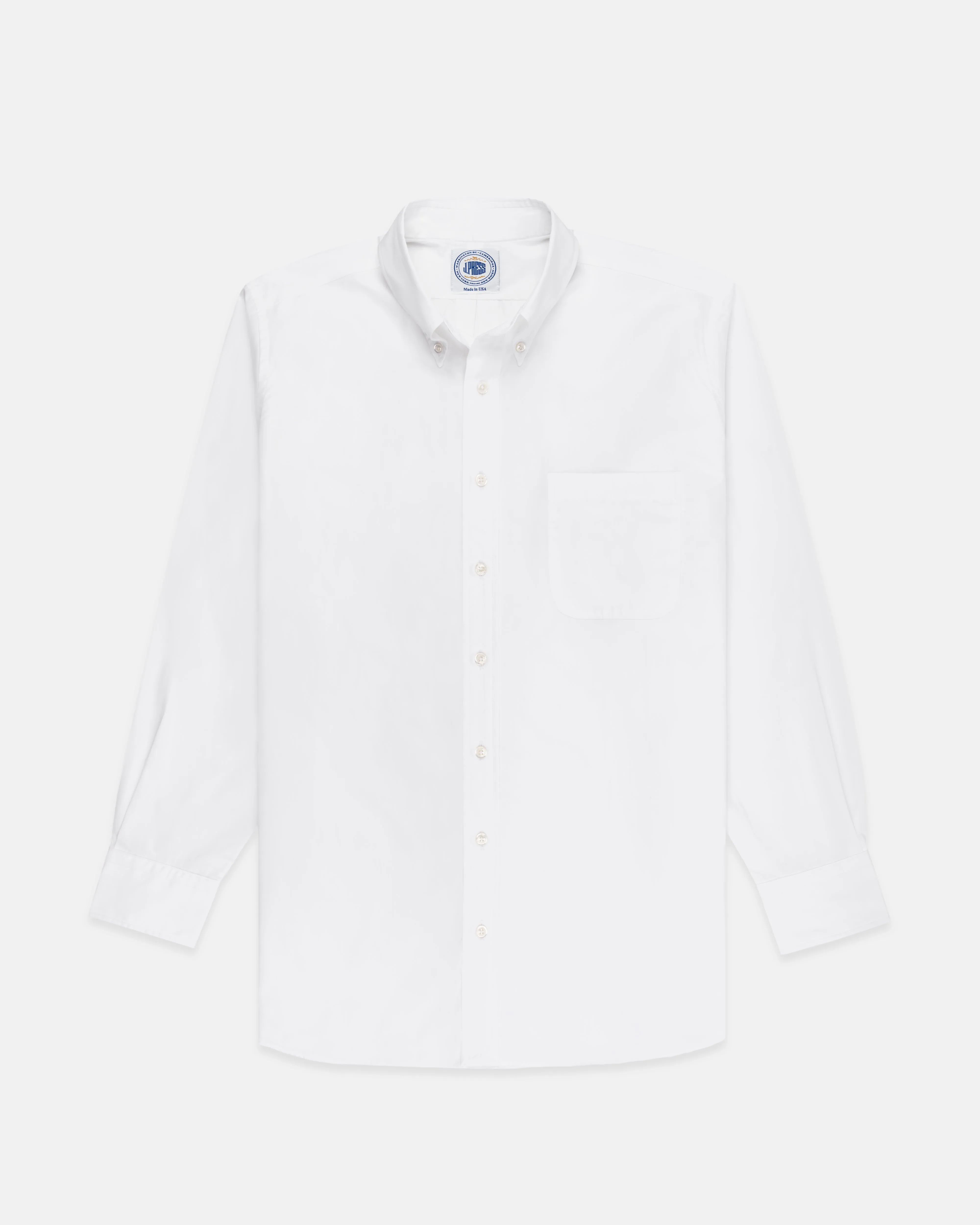 GOLD LABEL DRESS SHIRT - WHITE ROYAL OXFORD