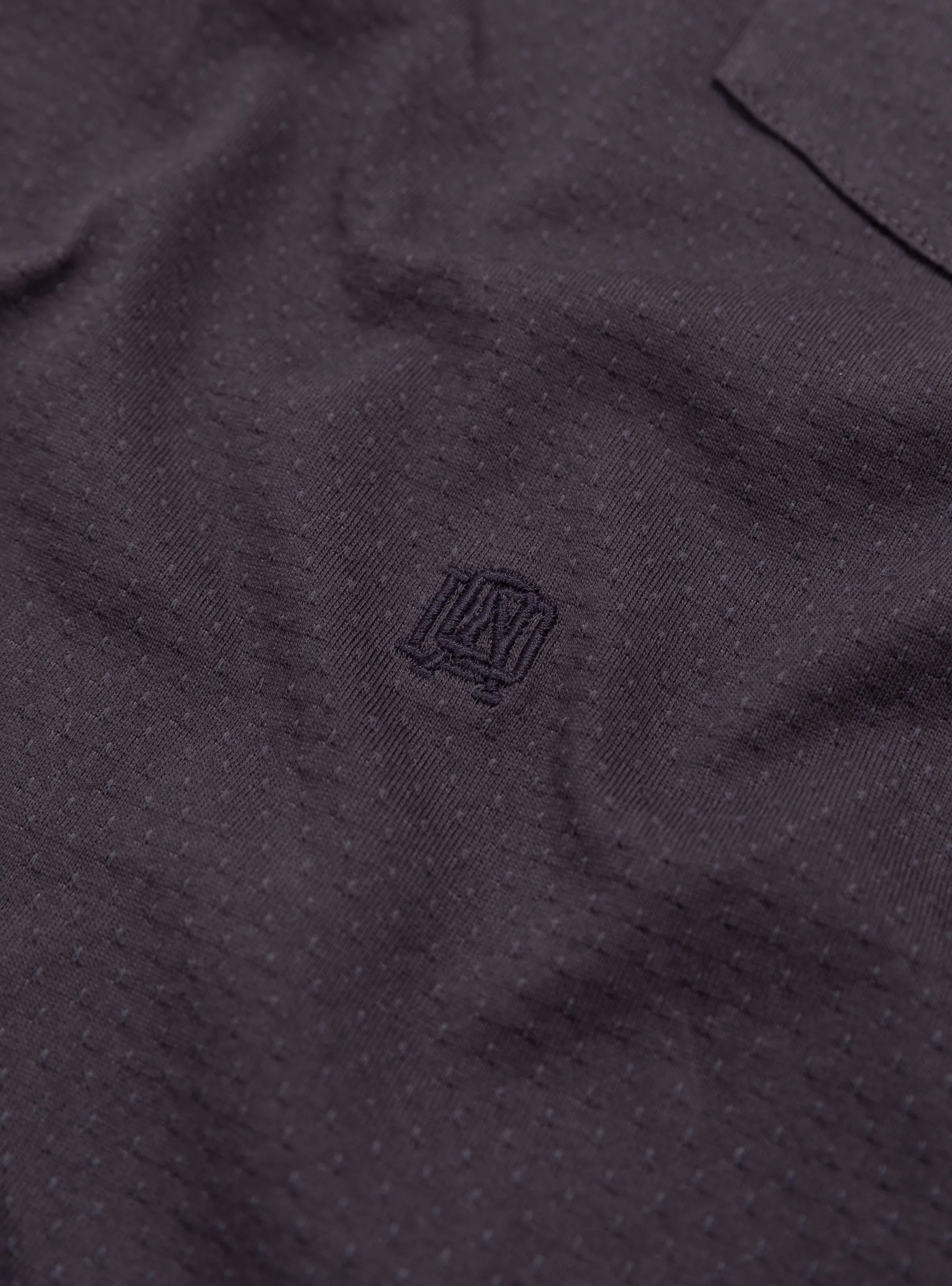 Half Zip L/S Tee Vintage Navy