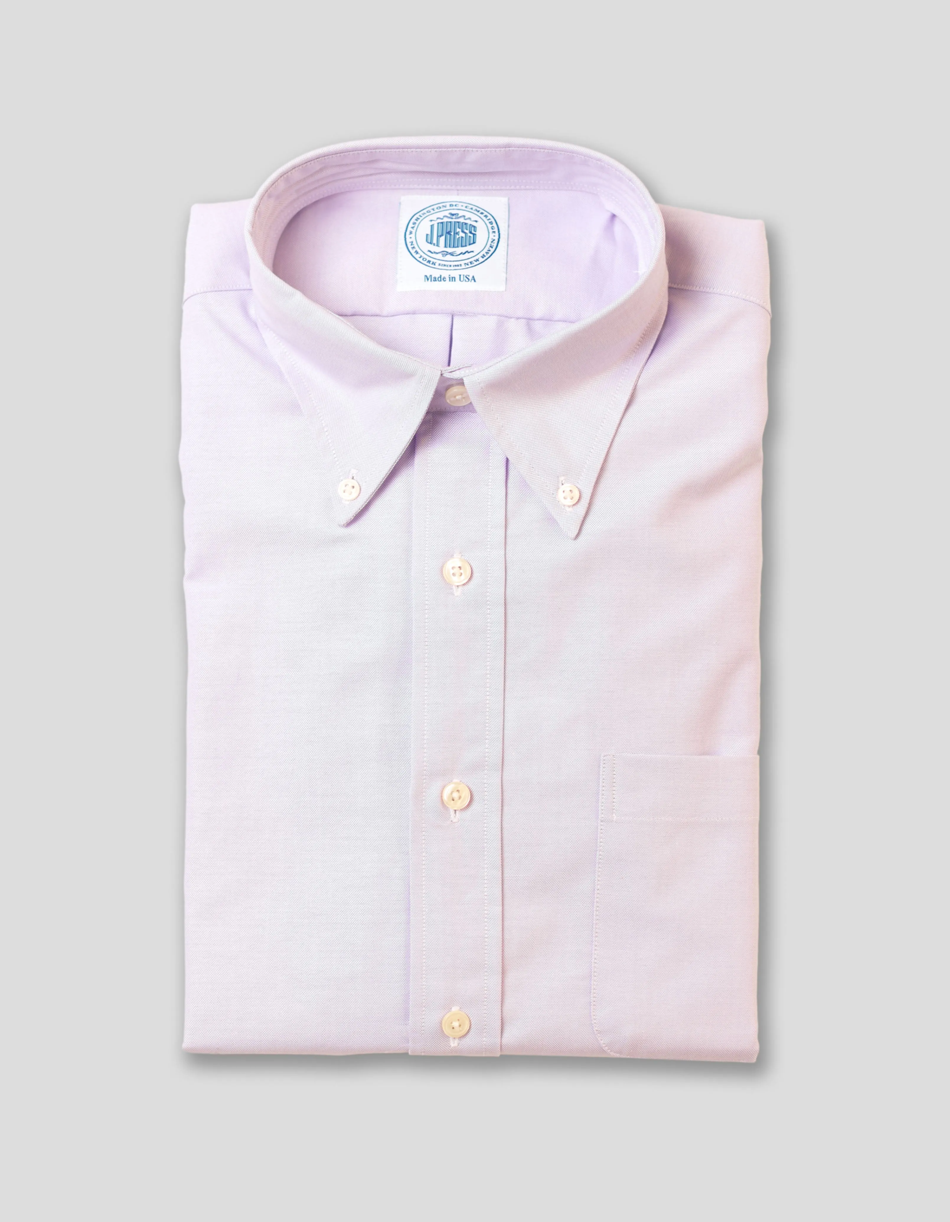 HELIOTROPE OXFORD DRESS SHIRT