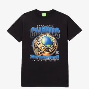 HUF | CHAMPIONS TEE  { BLACK