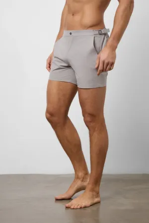 Hybrid Swim Short in Dark Putty