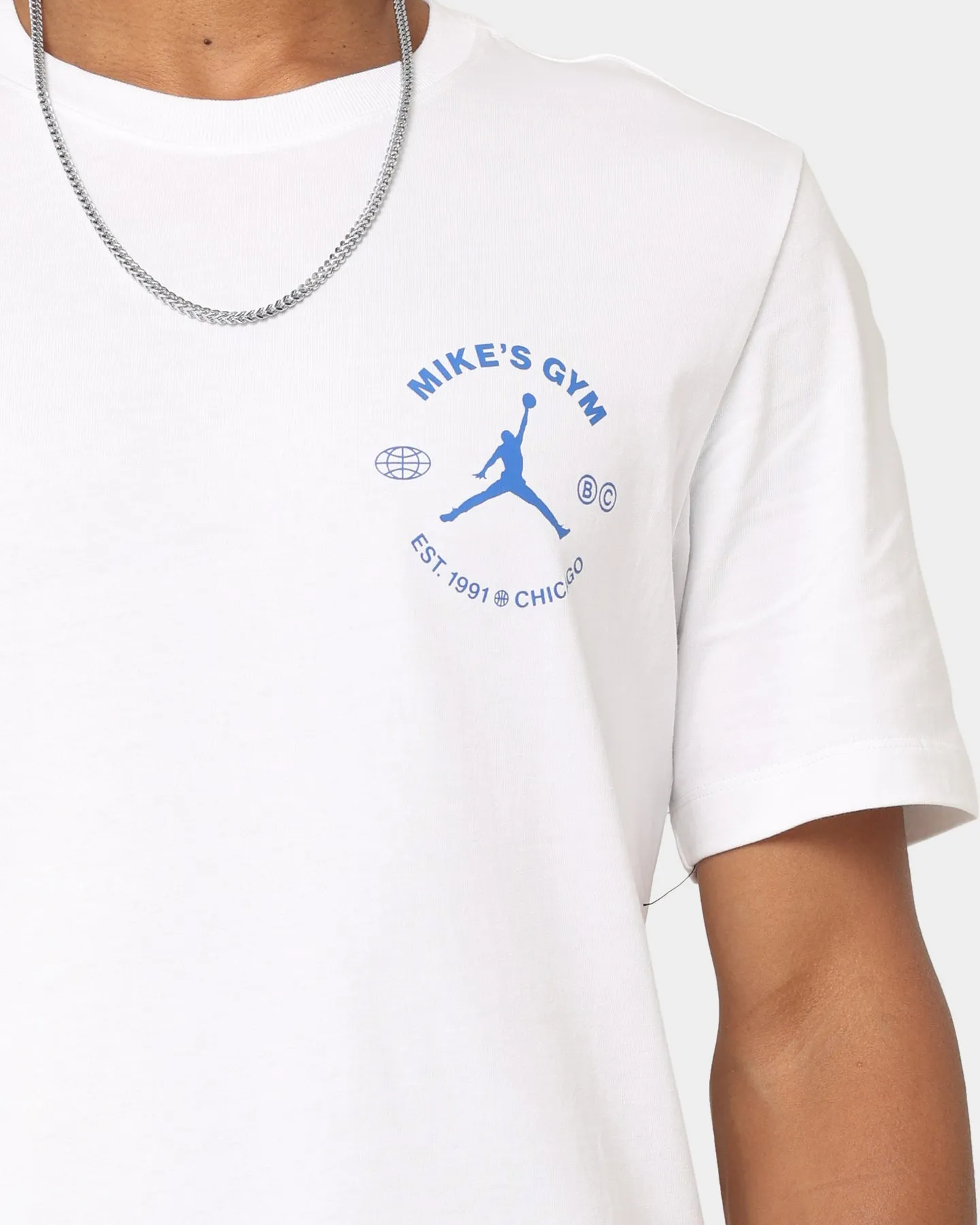 Jordan Dri-FIT Sport Breakfast Club Graphic T-Shirt Hyper Royal/ White