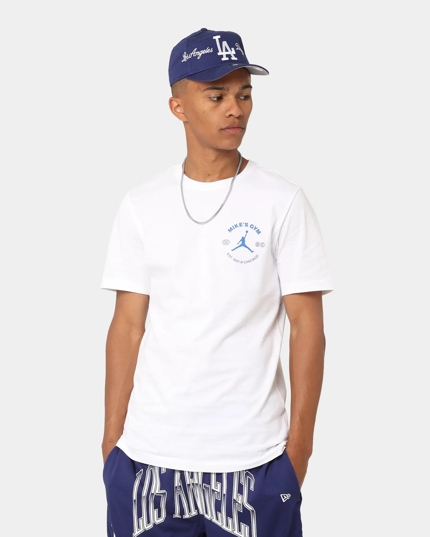 Jordan Dri-FIT Sport Breakfast Club Graphic T-Shirt Hyper Royal/ White