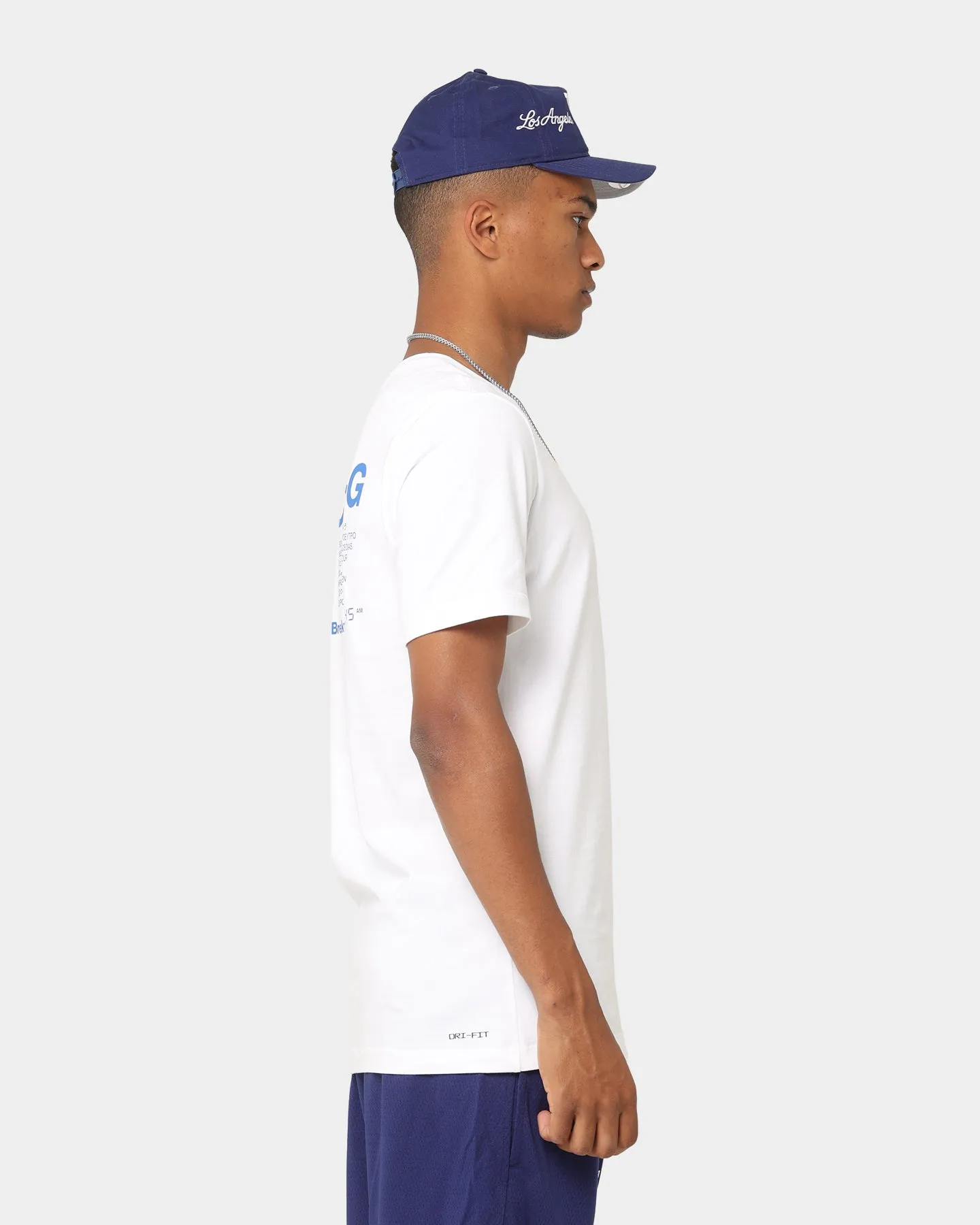 Jordan Dri-FIT Sport Breakfast Club Graphic T-Shirt Hyper Royal/ White