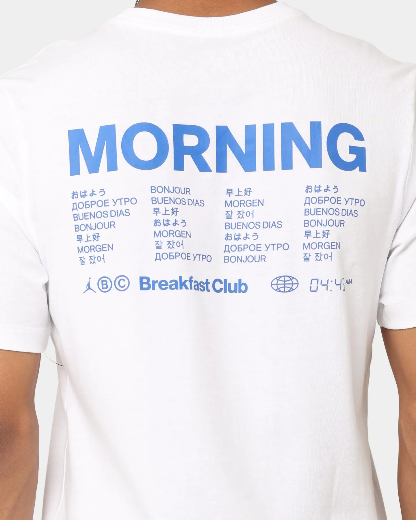 Jordan Dri-FIT Sport Breakfast Club Graphic T-Shirt Hyper Royal/ White