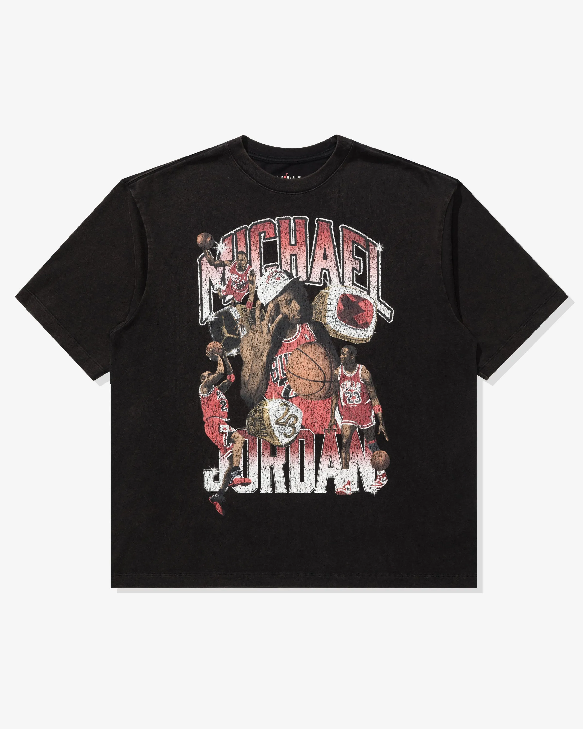 JORDAN FLIGHT ESSENTIALS OVERSIZED TEE - BLACK