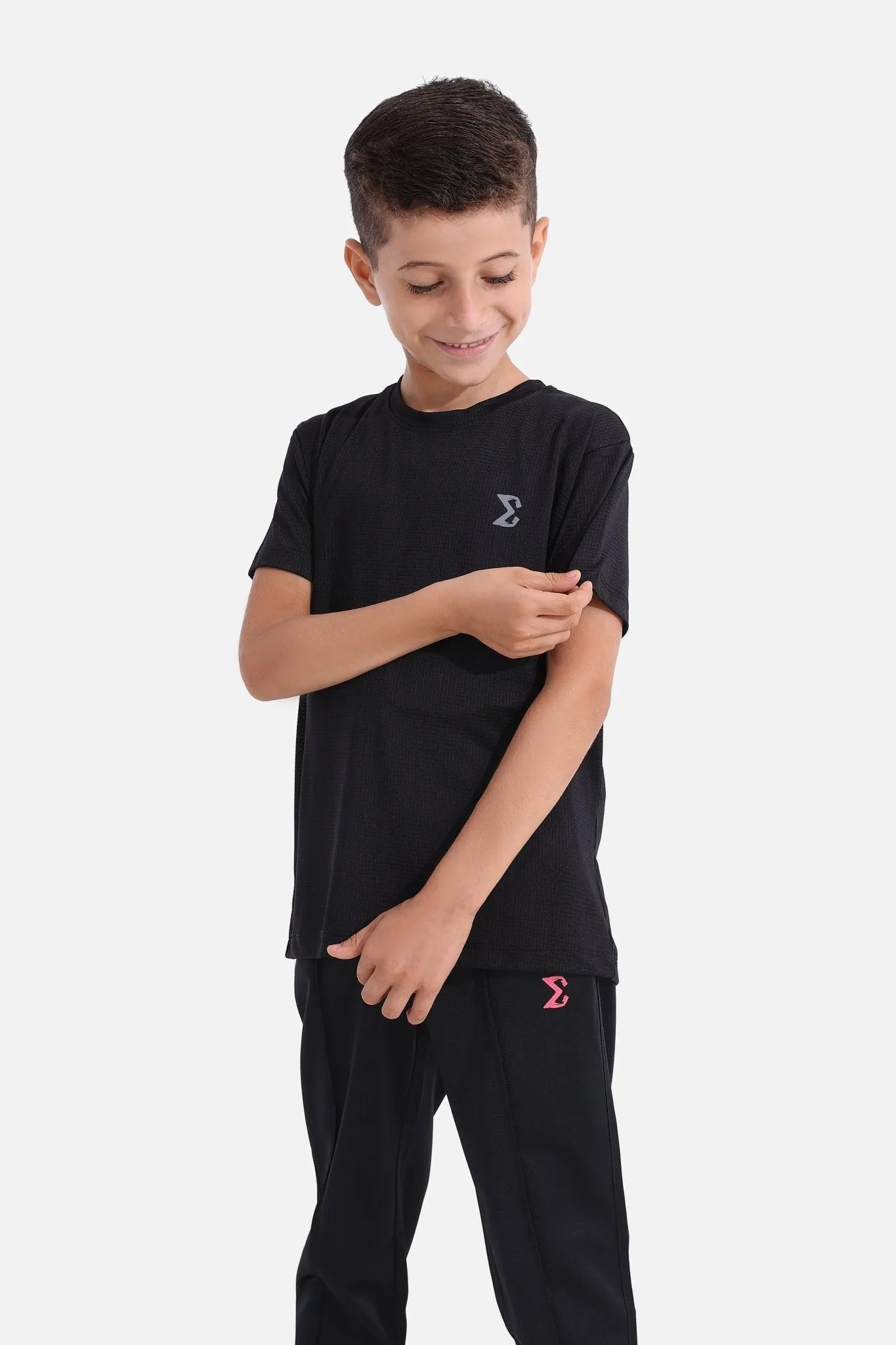 Kids Black Nimble T-Shirt