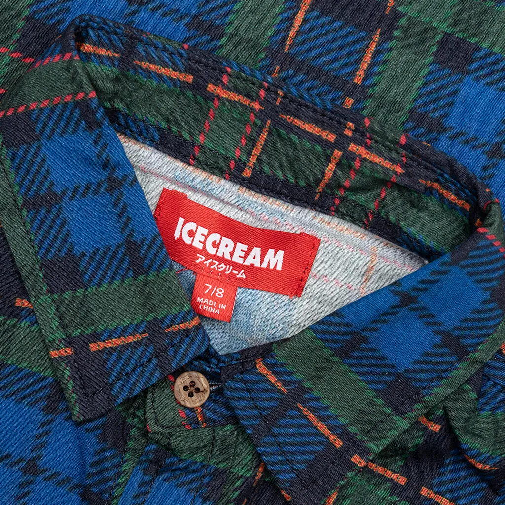 Kids Explore L/S Woven - Plaid