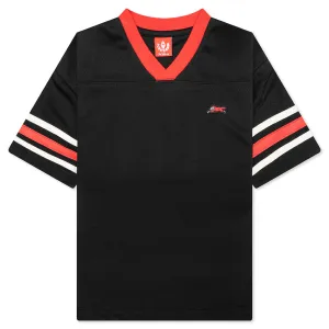 Kids Oversized Game Jersey S/S Knit - Black