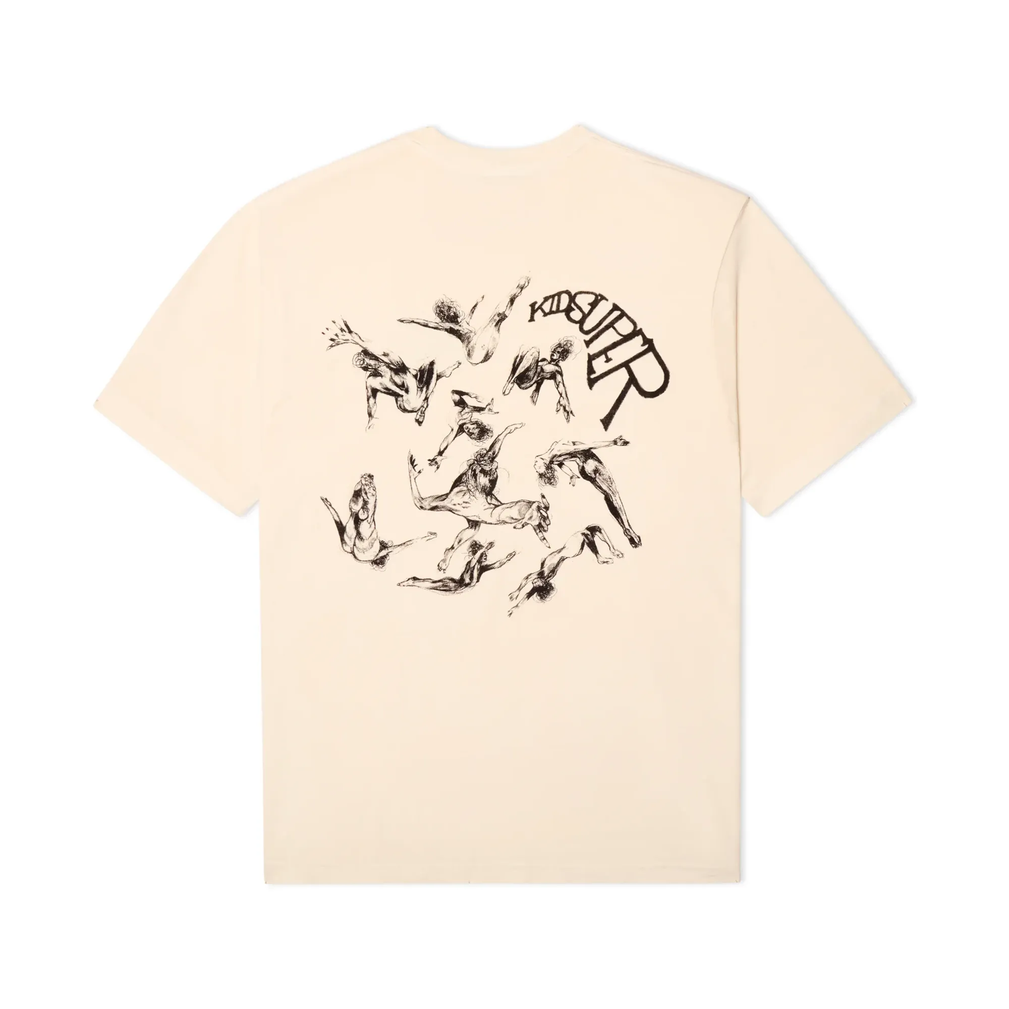 Kidsuper Trapeze Women Tee Cream  SS25-TEE-11