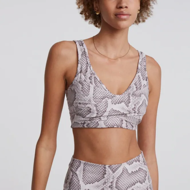 Let's Move Kellam Bra - Alabaster Python