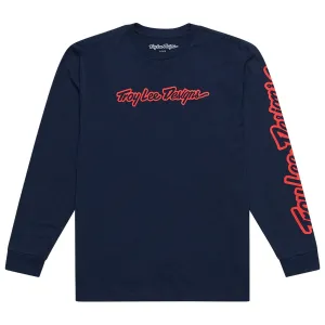 Long Sleeve Tee Signature Navy