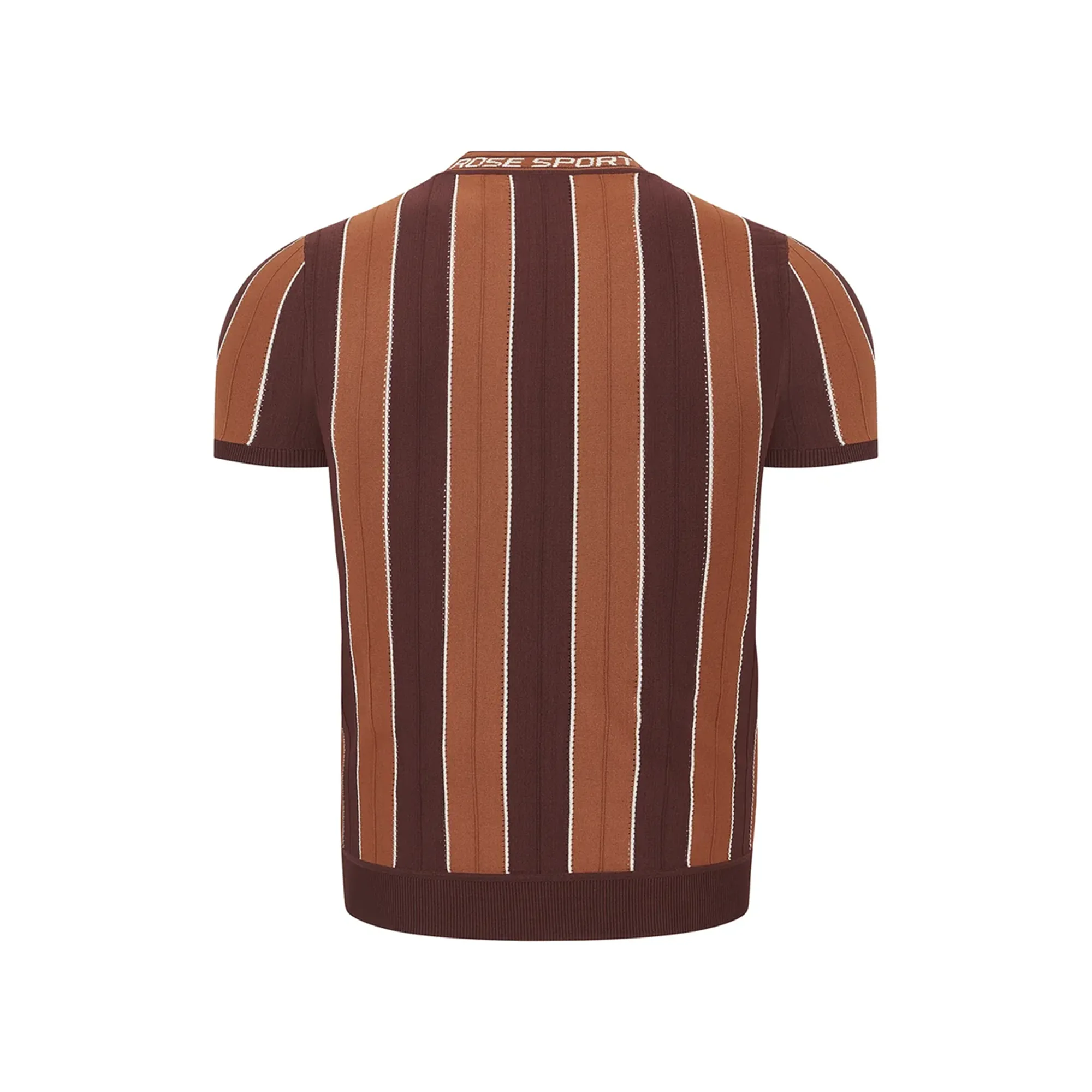 Martine Rose Logo Tight T-Shirt Brown