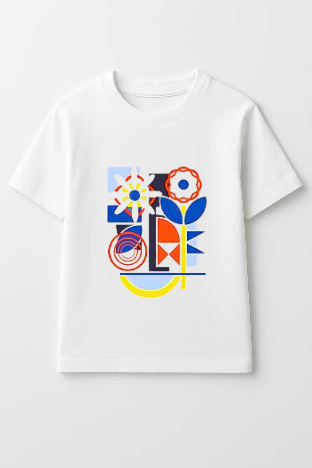 MELANIE - Tee with Graphic Motifs for Women | Pima Cotton  (GRAPHIC WHITE)