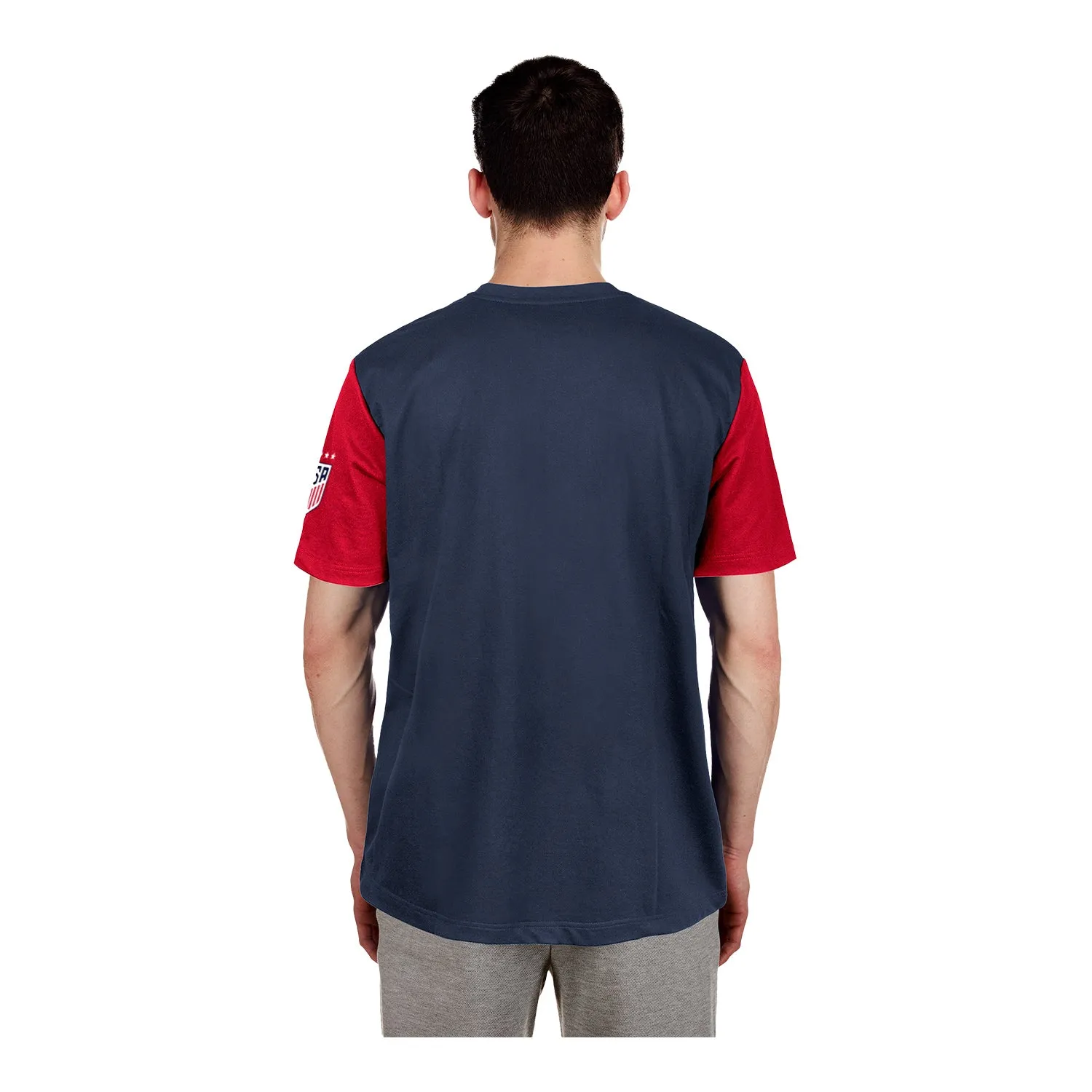 Men's New Era USWNT Crest Navy Tee