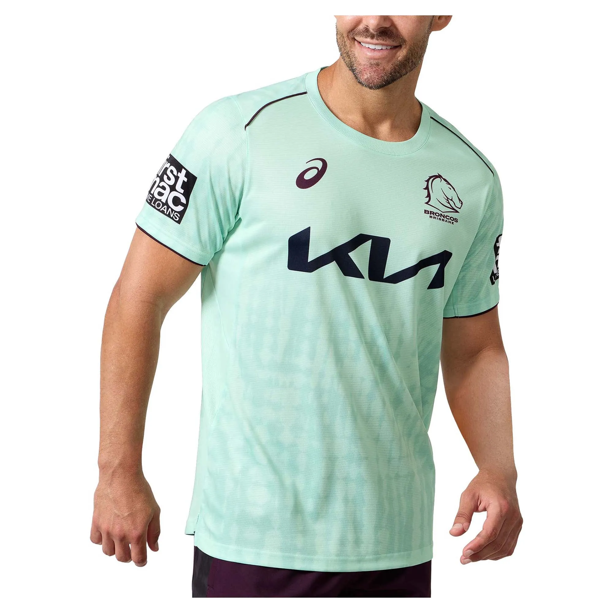 Men's NRL Brisbane Broncos 2025 Training Tee