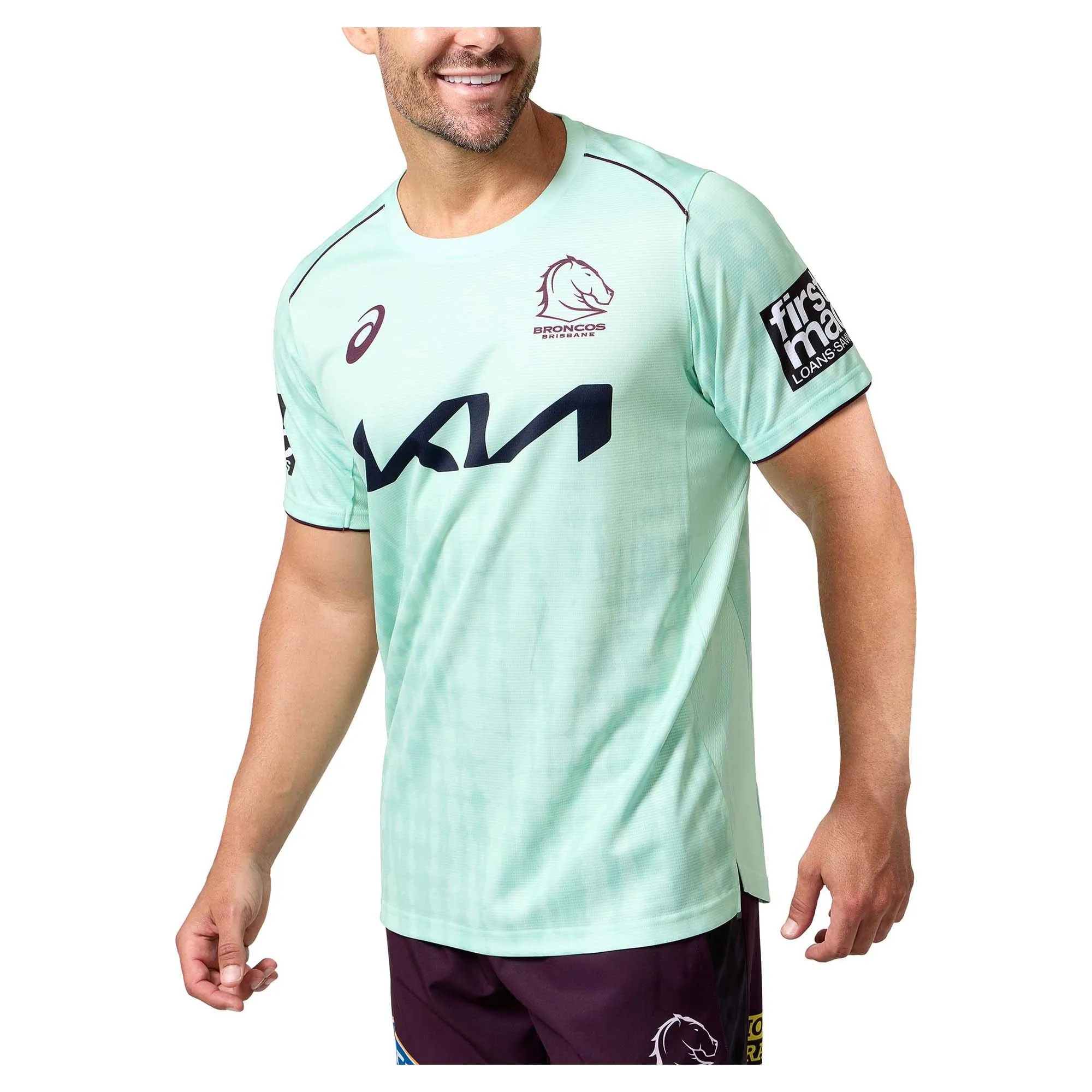 Men's NRL Brisbane Broncos 2025 Training Tee