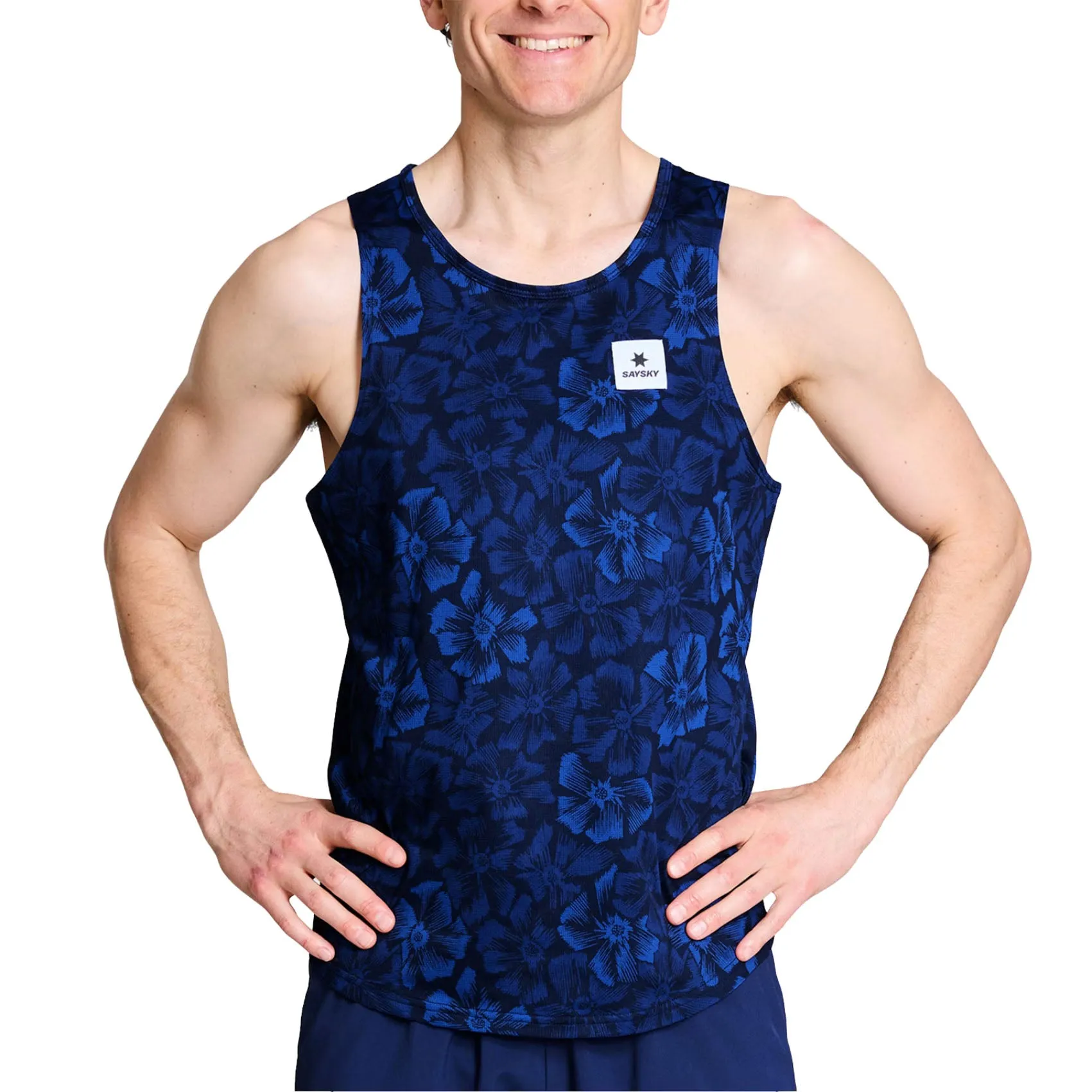 Mens Saysky Flower Combat Singlet