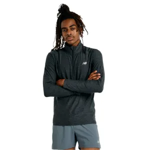 Men's Space Dye 1/4 Zip Long Sleeve Tee