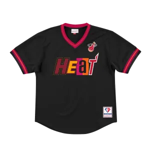 Mitchell and Ness Miami HEAT Mashup V-Neck