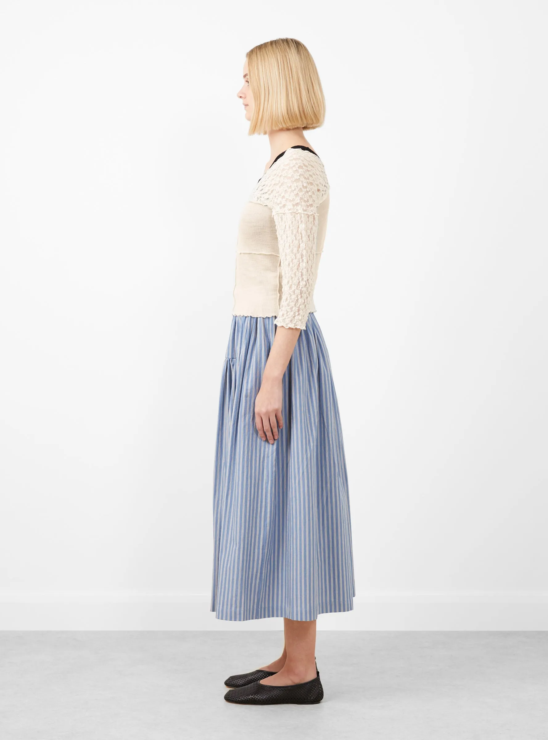 Nehru Long Sleeve Tee Undyed