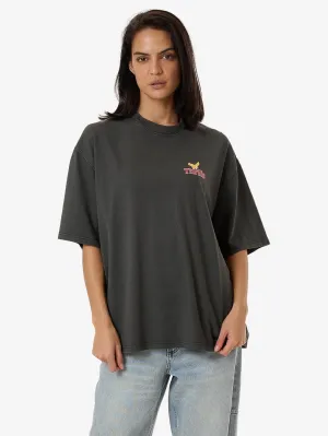 Never Stop Oversized Tee - Merch Black