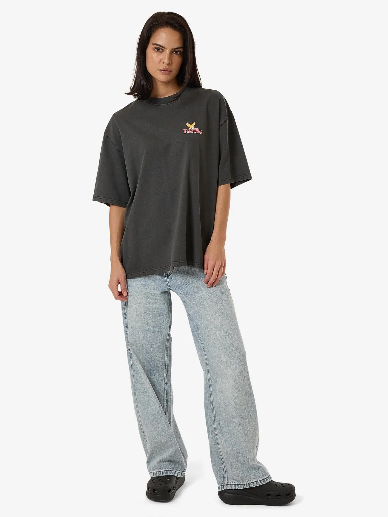 Never Stop Oversized Tee - Merch Black
