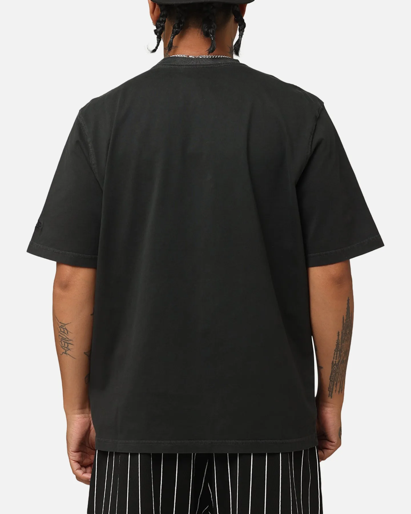 New Era Las Vegas Raiders Washed NBA T-Shirt Black