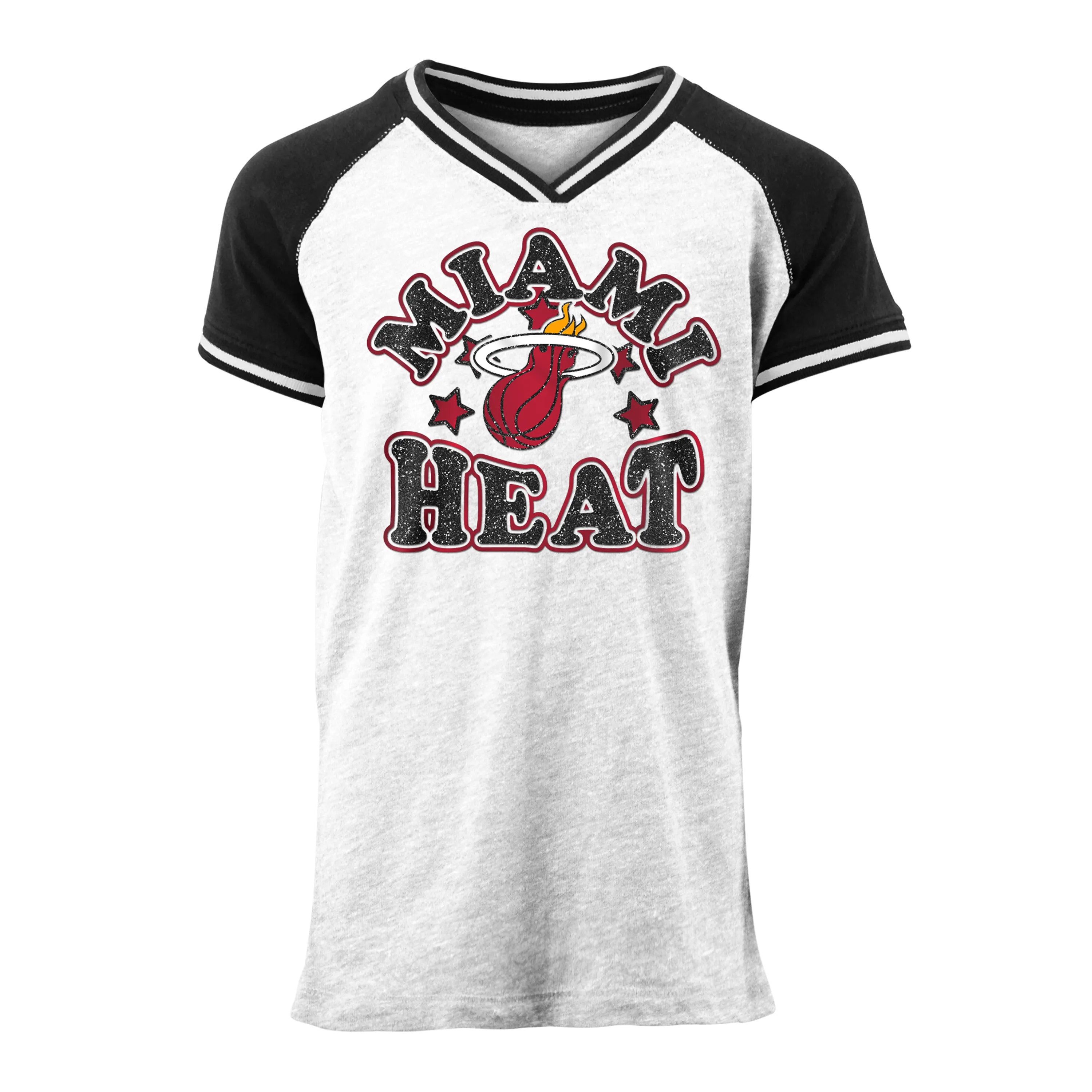 New ERA Miami HEAT Girls Star Raglan