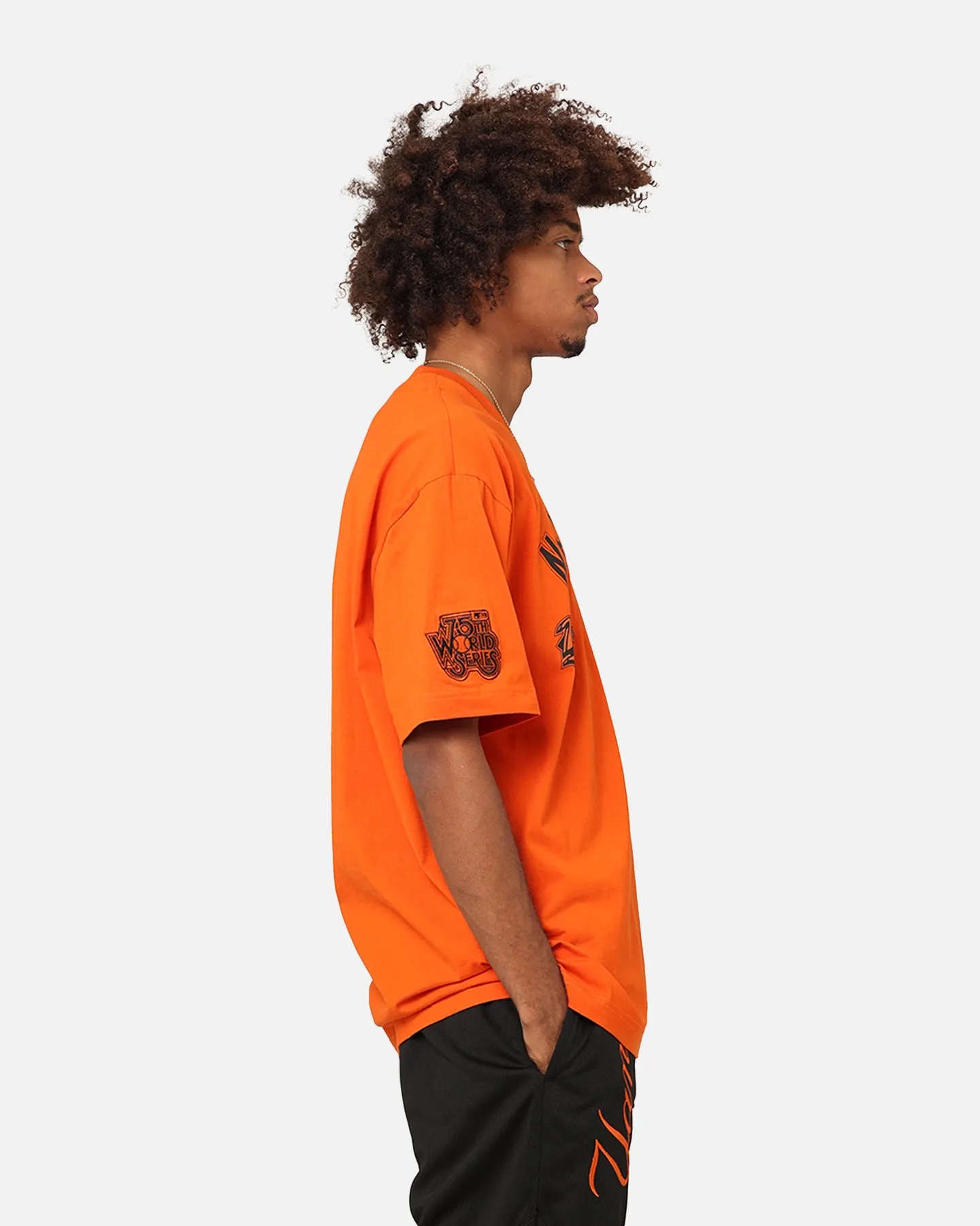 New Era New York Yankees 'Scary Nights' Oversized T-Shirt Orange/Black
