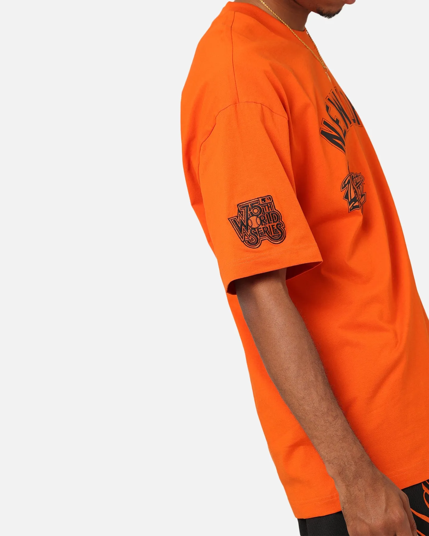 New Era New York Yankees 'Scary Nights' Oversized T-Shirt Orange/Black