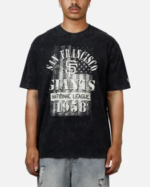 New Era San Francisco Giants Armed Forces T-Shirt Washed Black