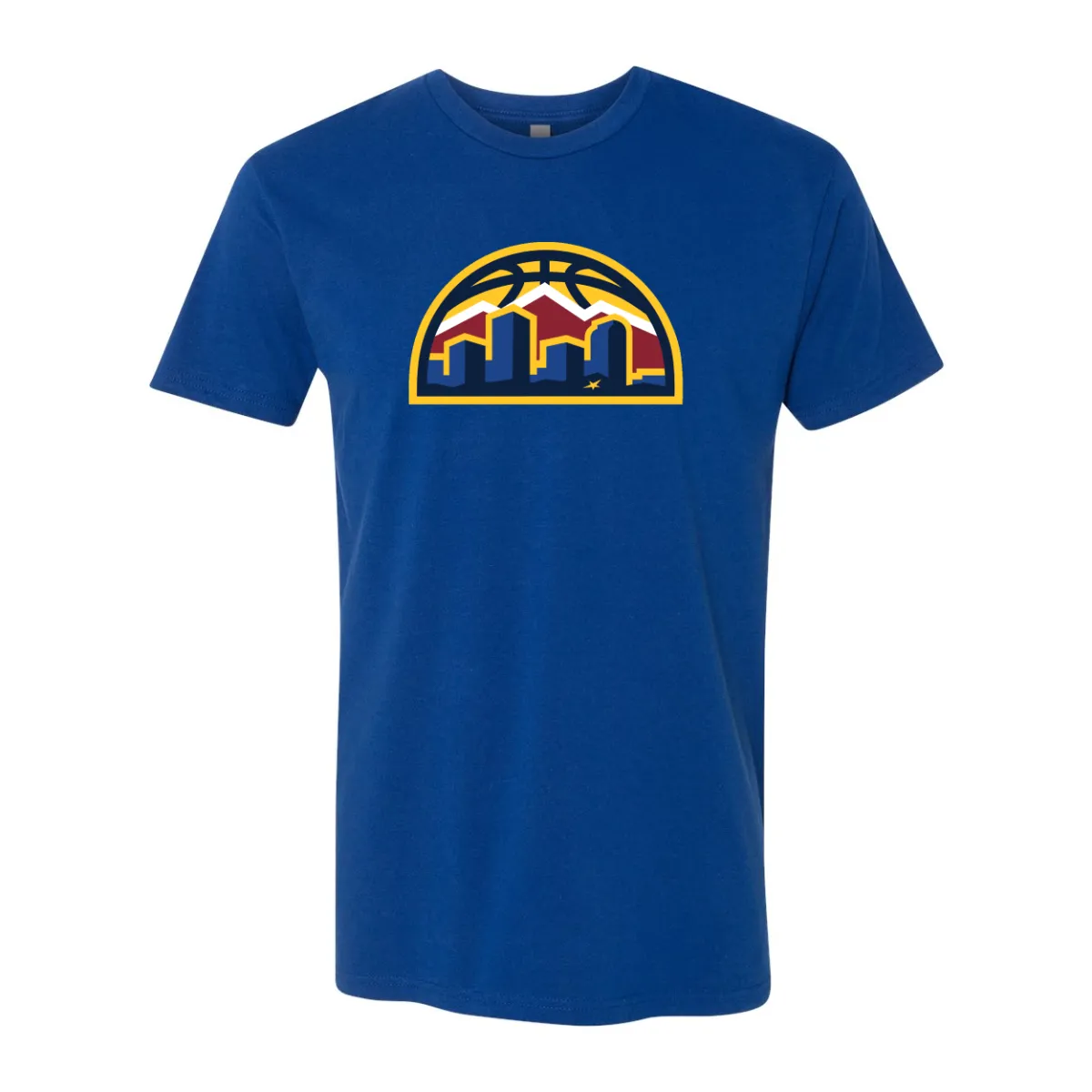 Nuggets Skyline Logo T-Shirt- Royal