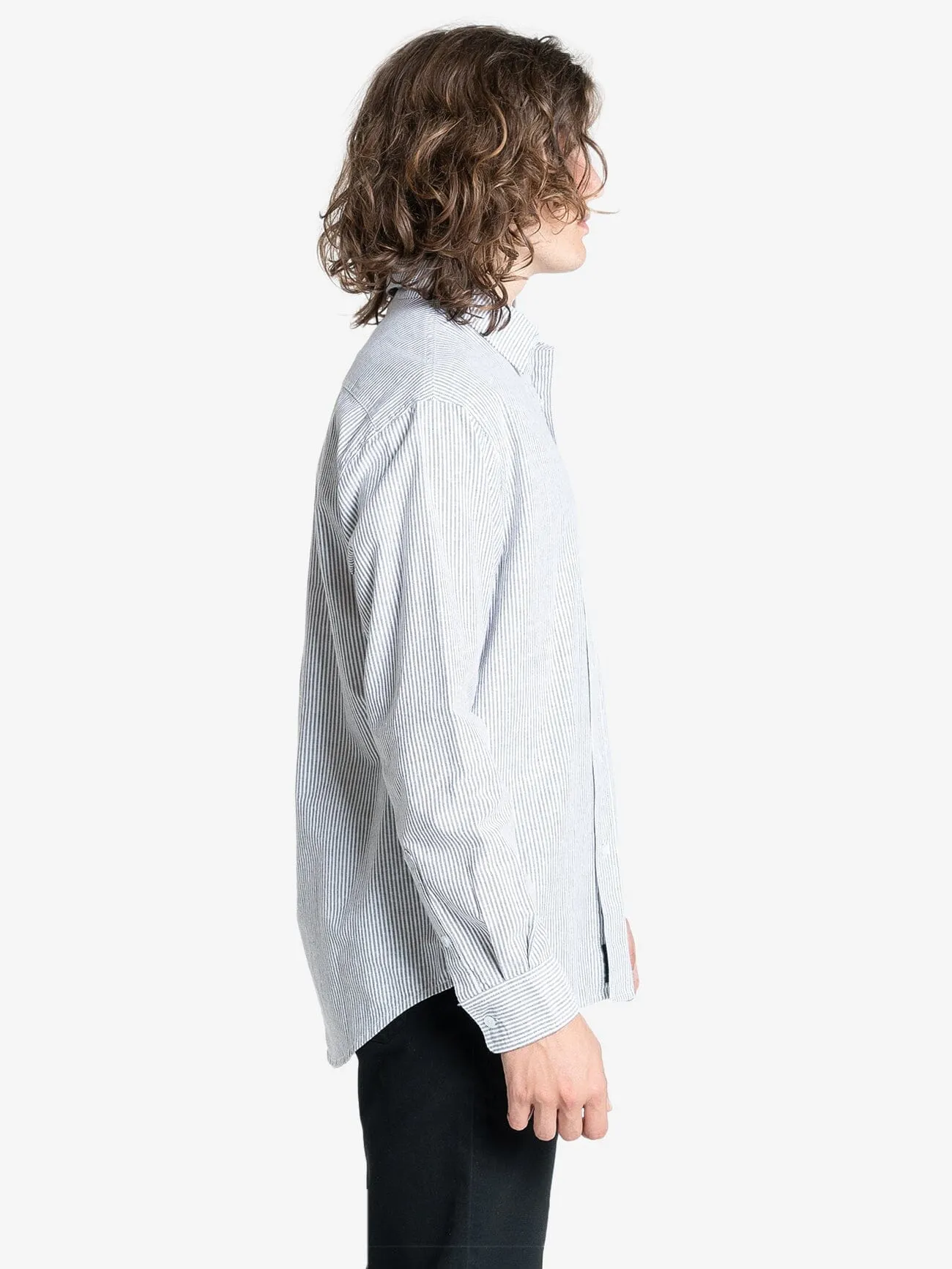 Occasions Long Sleeve Shirt - Chestnut Stripe