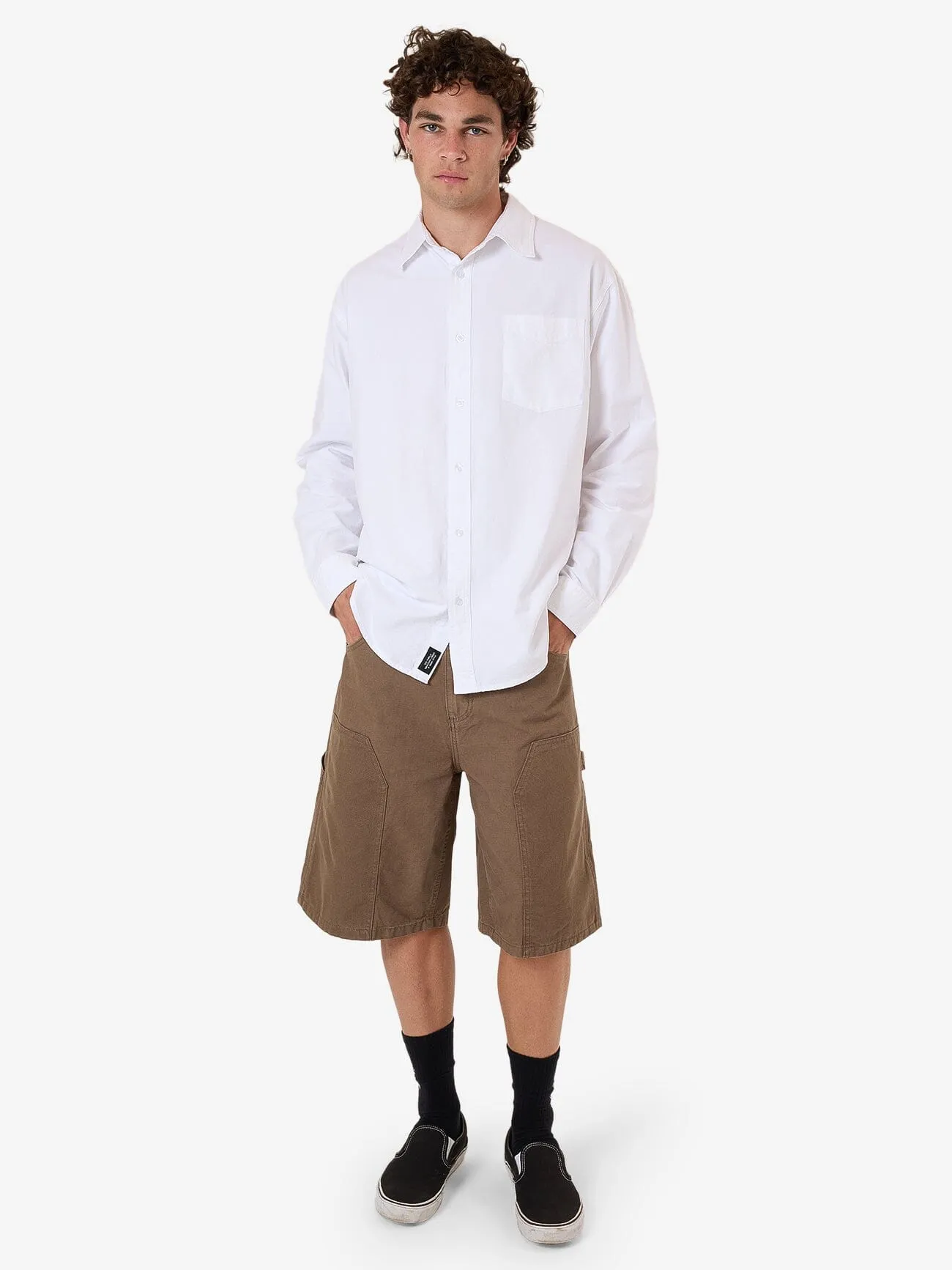Occasions Oxford Long Sleeve Shirt - White