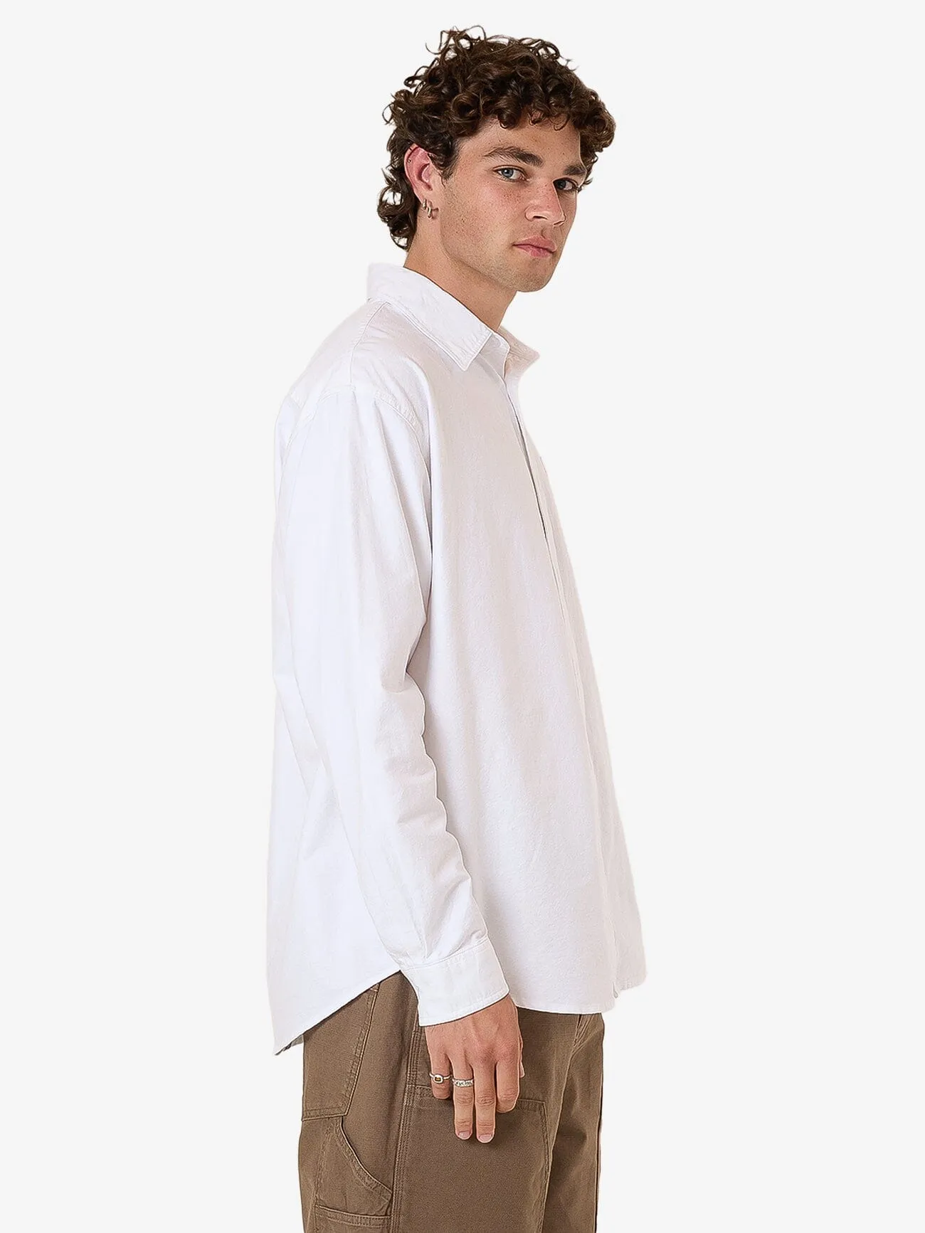 Occasions Oxford Long Sleeve Shirt - White