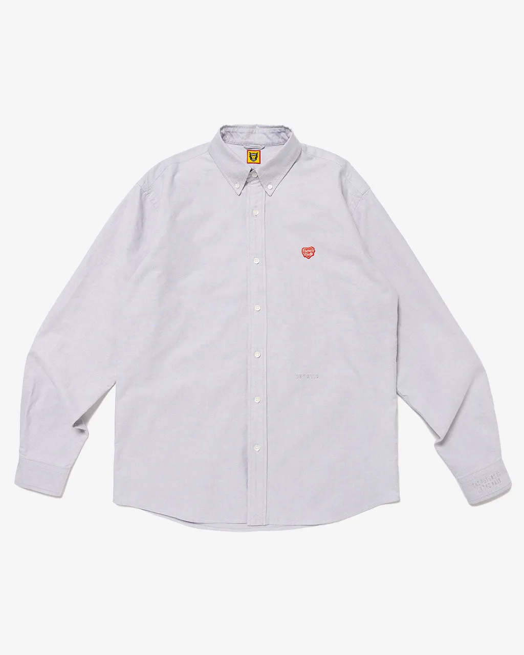 Oxford Button Down Shirt Gray