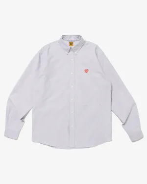 Oxford Button Down Shirt Gray