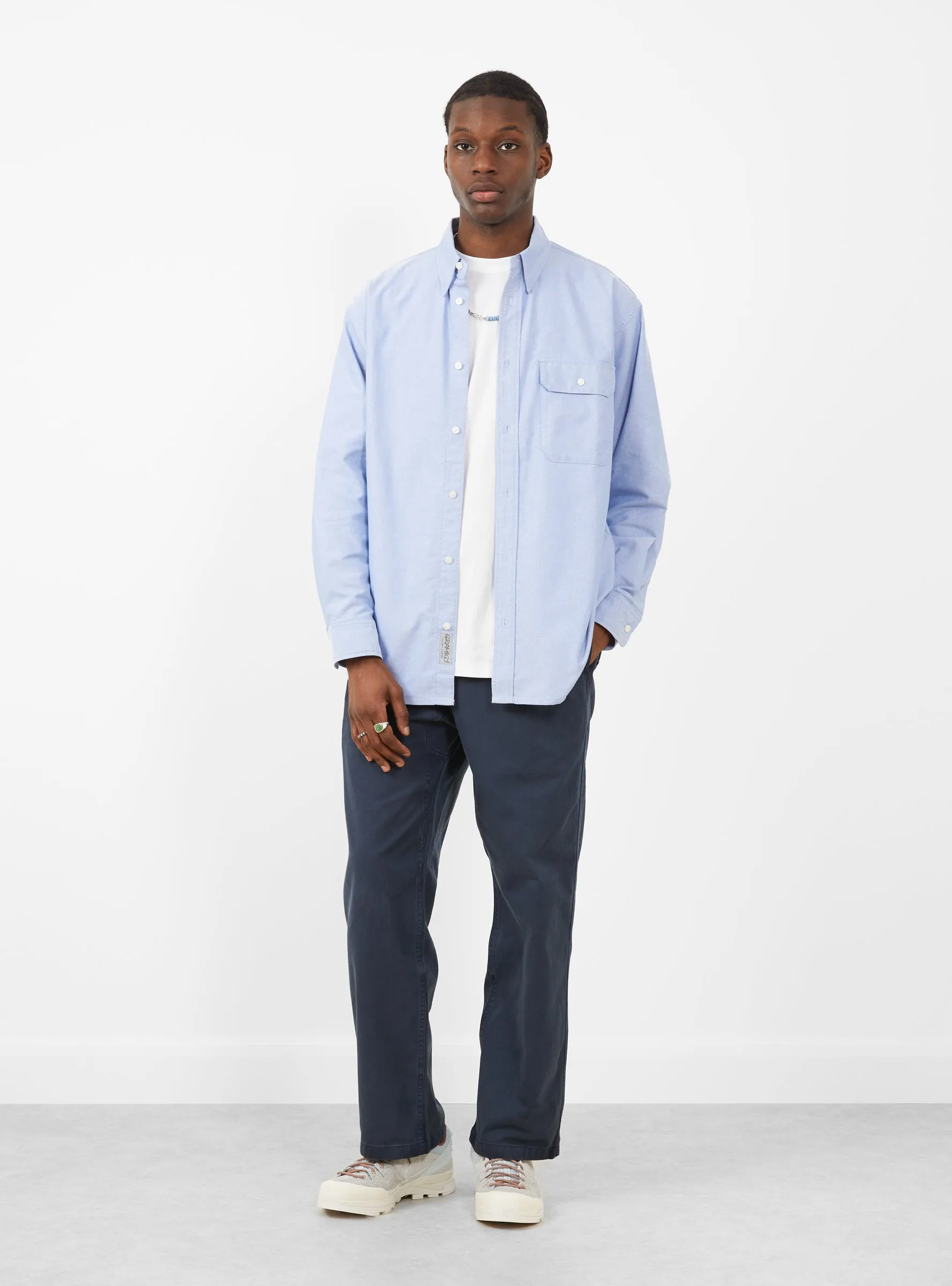 Oxford Button Down Stance Shirt Sky Blue
