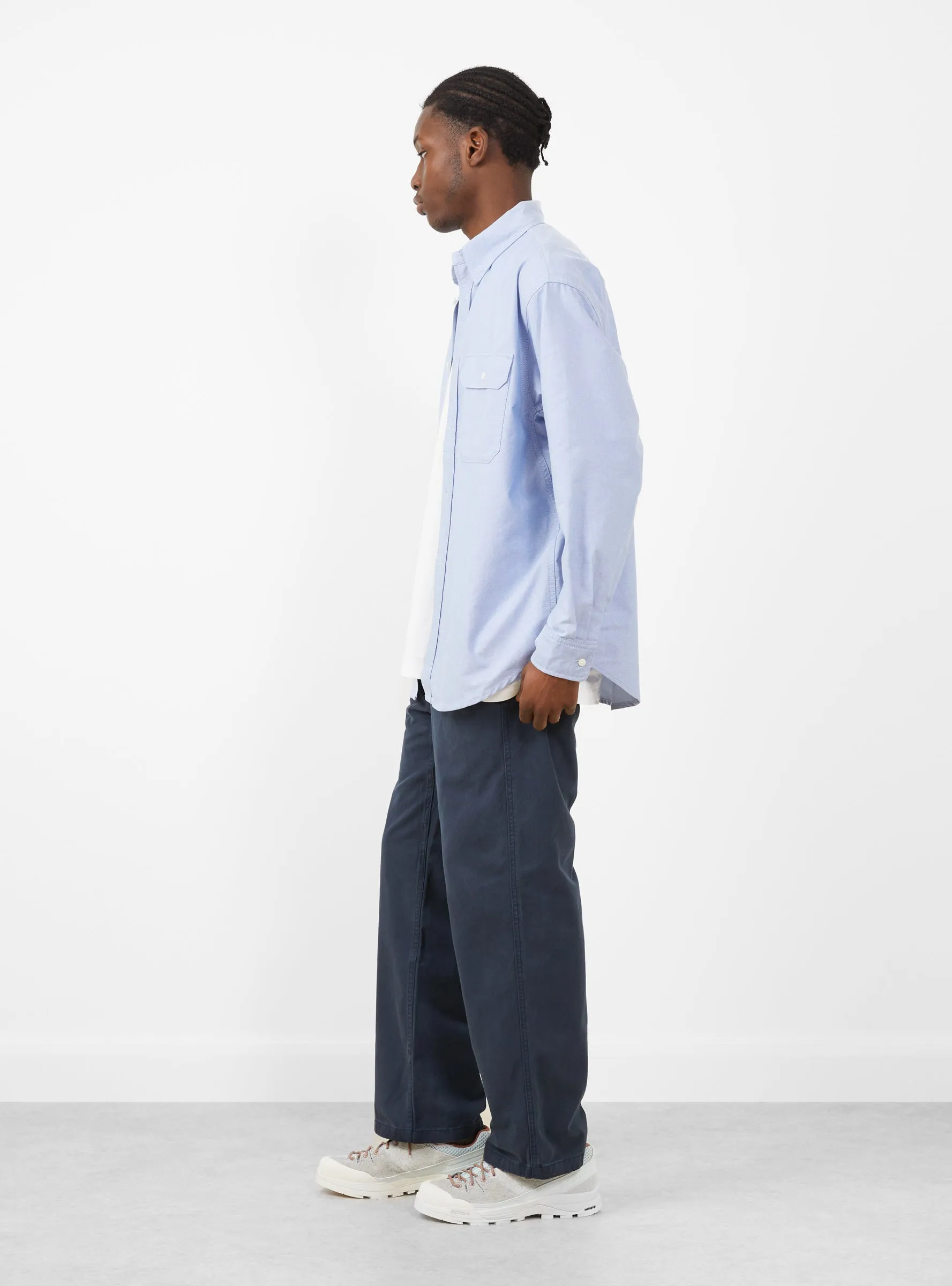 Oxford Button Down Stance Shirt Sky Blue