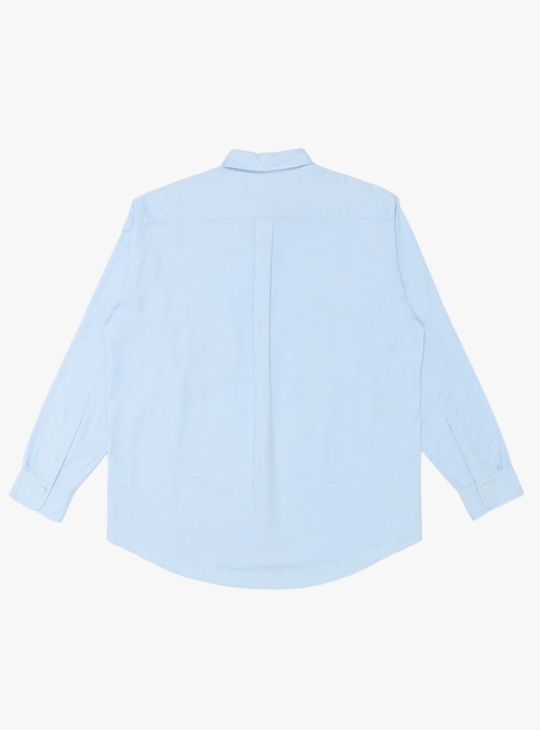 Oxford Farah Pocket L/S Shirt Blue