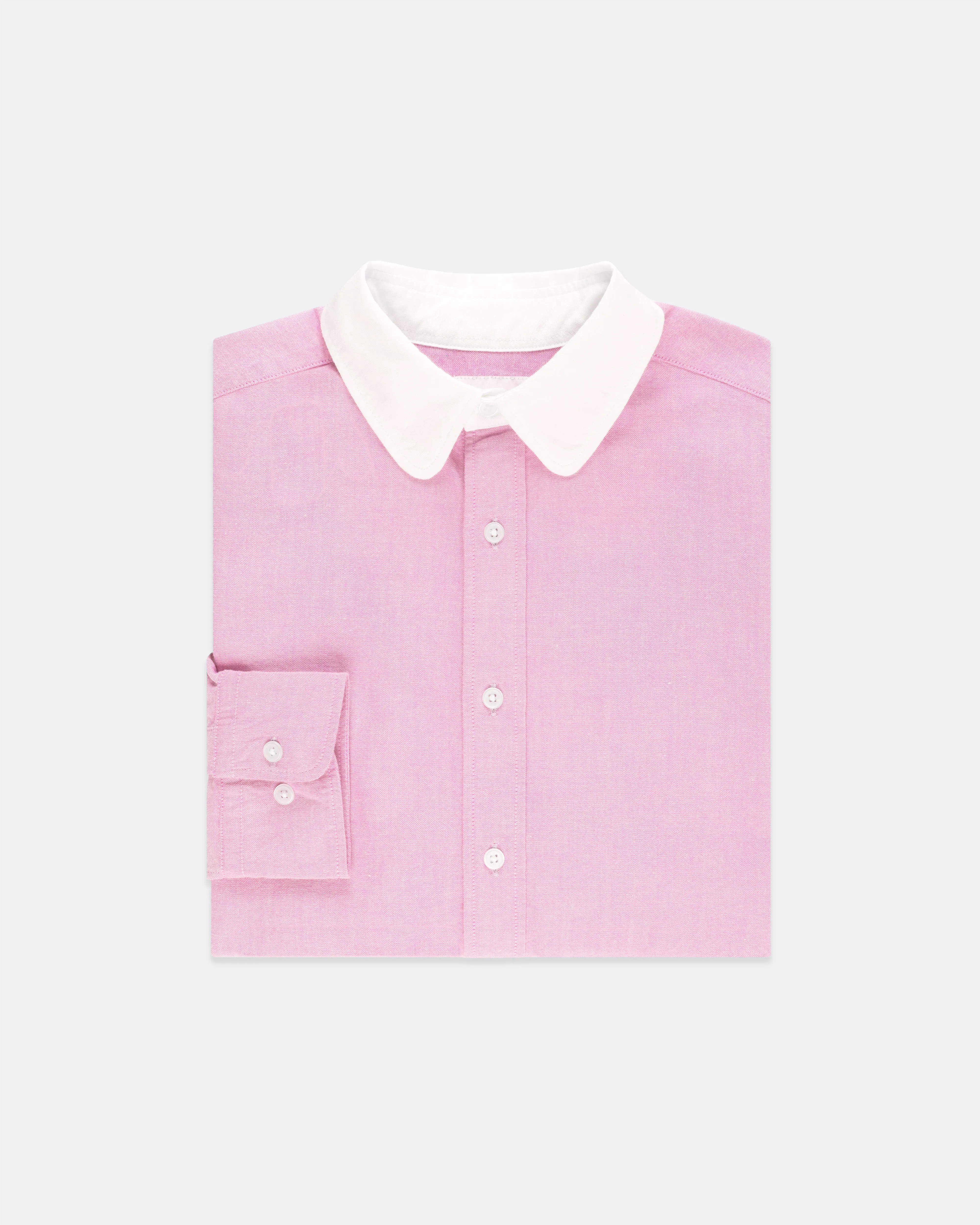 PINK CLUB COLLAR OXFORD SHIRT - TRIM FIT