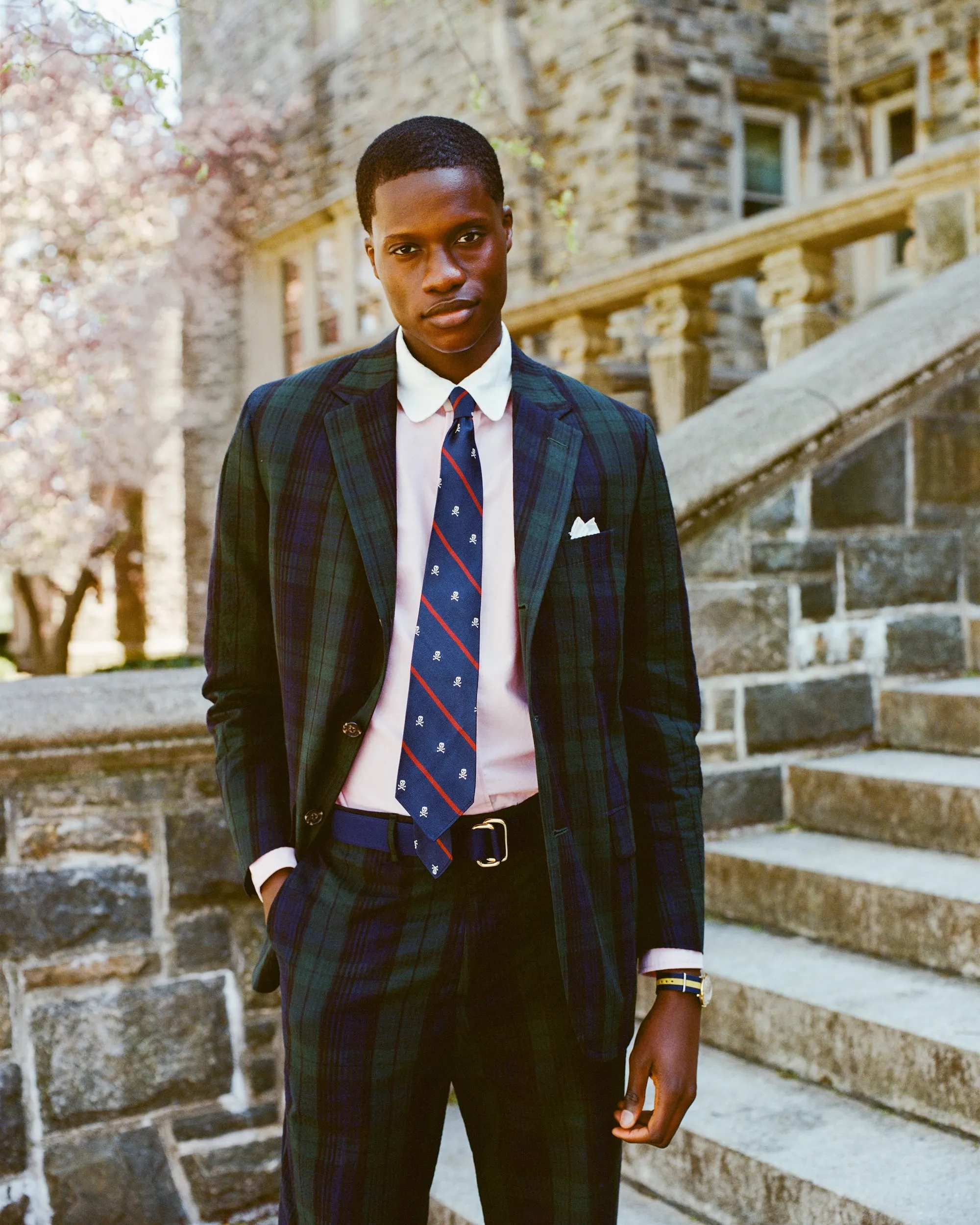 PINK CLUB COLLAR OXFORD SHIRT - TRIM FIT